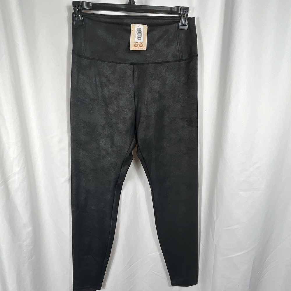 Second Skin by RD Kindred People Women's Black High Rise Ankle Leggings Size XL